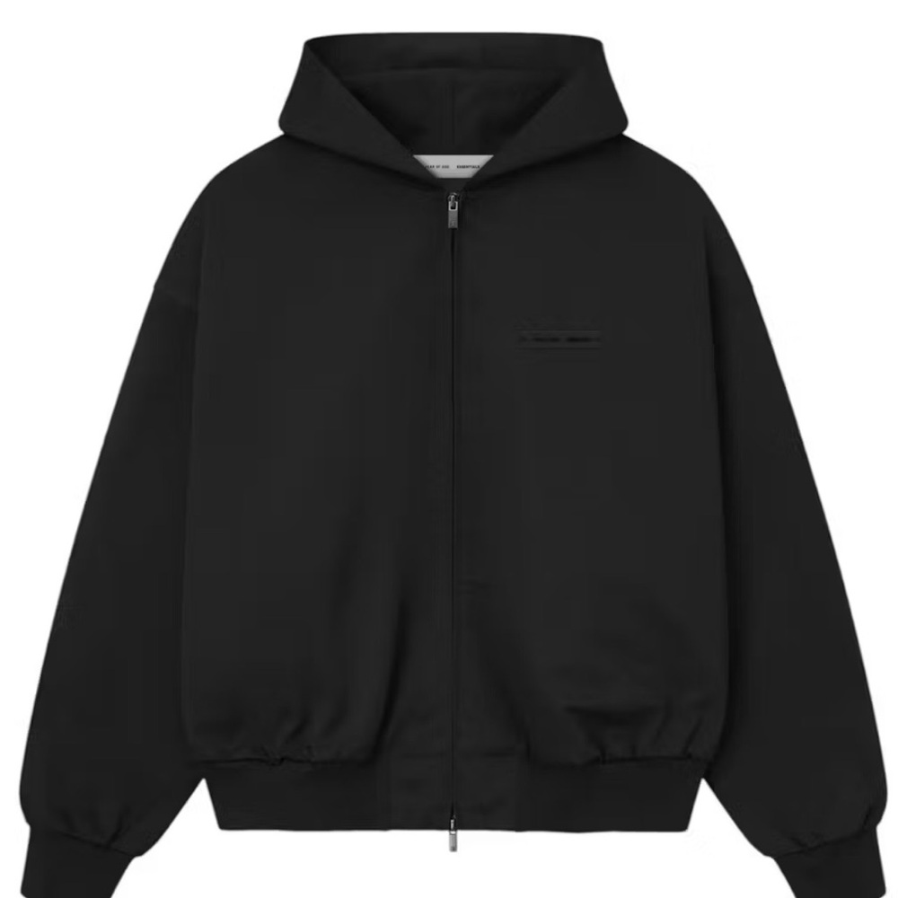 Fear of God Black Bomber Jacket